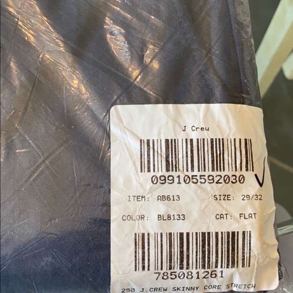 Jcrew 250 skinny fit pant in stretch chino AB613 - Picture 4 of 4